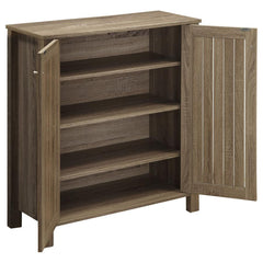 Marisa Brown Shoe Cabinet - furniture place usa