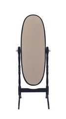 Foyet Black Cheval Mirror - furniture place usa
