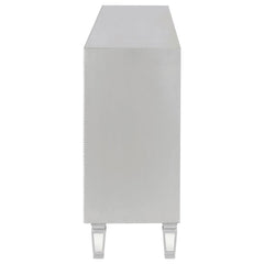 Leticia Silver Accent Cabinet - furniture place usa