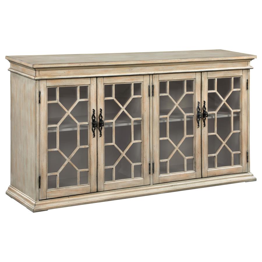 Kiara Ivory Accent Cabinet - furniture place usa