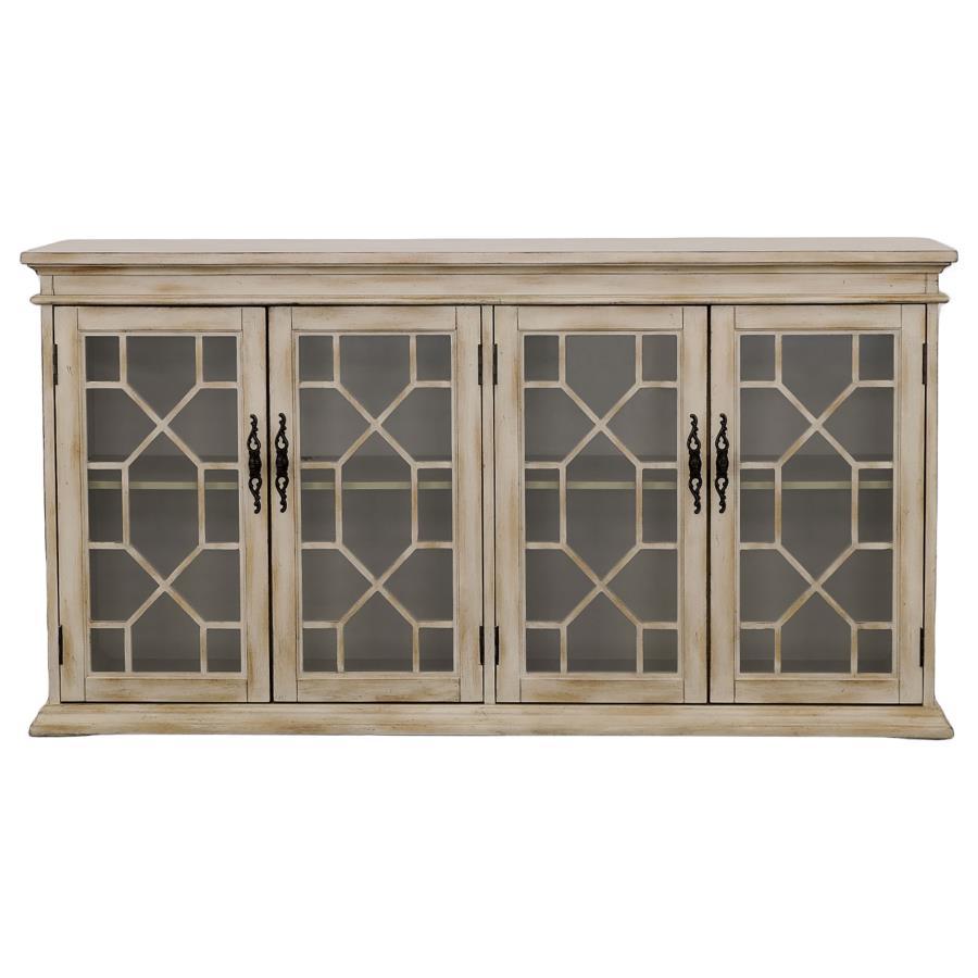 Kiara Ivory Accent Cabinet - furniture place usa
