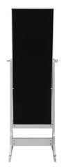 Moore Silver Jewelry Cheval Mirror - furniture place usa