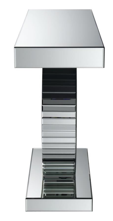 Angelonia Silver Console Table - furniture place usa