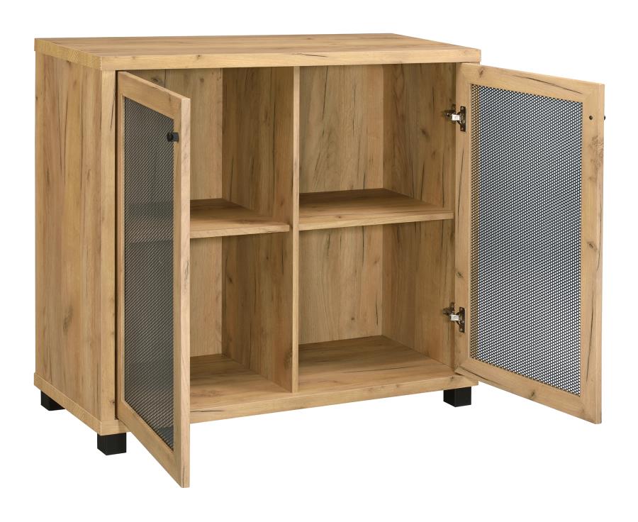 Mchale Brown Accent Cabinet - furniture place usa