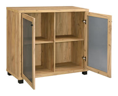 Mchale Brown Accent Cabinet - furniture place usa