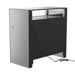 Betsey Silver Accent Cabinet - furniture place usa