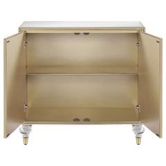 Astilbe Silver Accent Cabinet - furniture place usa