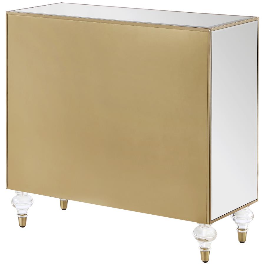 Astilbe Silver Accent Cabinet - furniture place usa