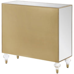Astilbe Silver Accent Cabinet - furniture place usa
