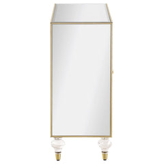 Astilbe Silver Accent Cabinet - furniture place usa