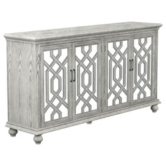Melanie Grey Accent Cabinet - furniture place usa