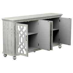 Melanie Grey Accent Cabinet - furniture place usa