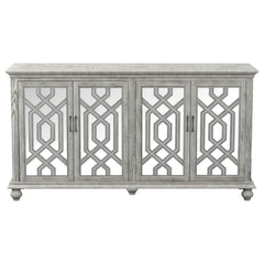 Melanie Grey Accent Cabinet - furniture place usa