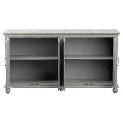 Melanie Grey Accent Cabinet - furniture place usa