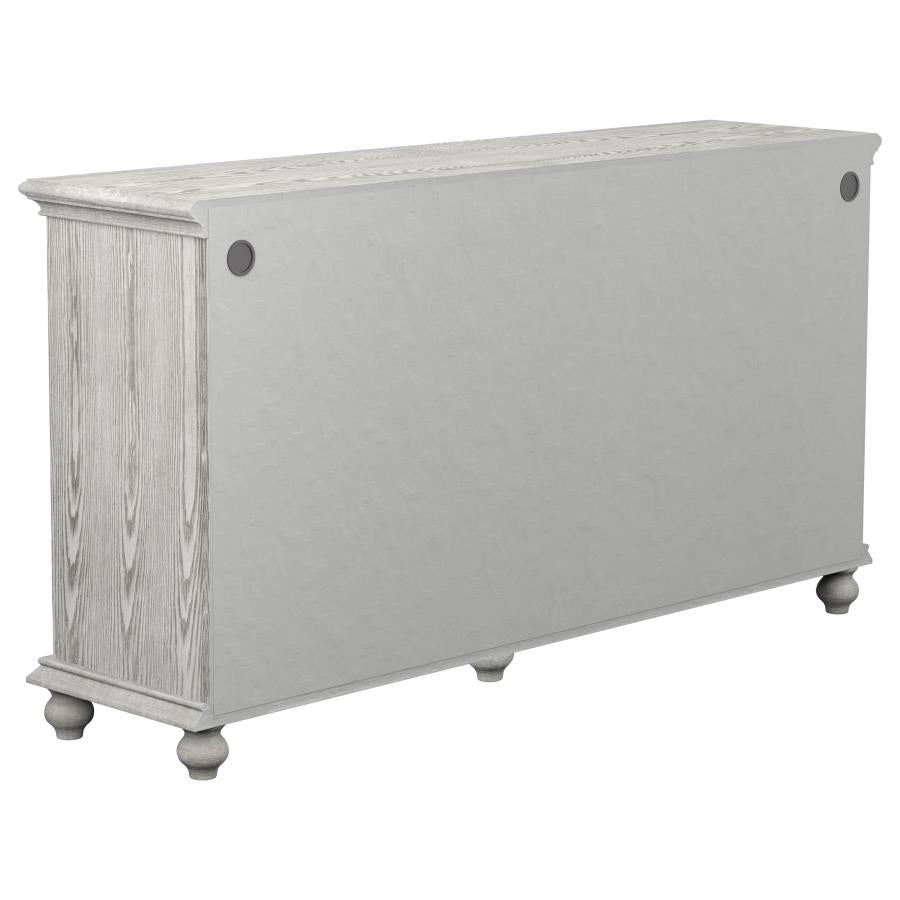Melanie Grey Accent Cabinet - furniture place usa