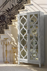 Mckellen White Tall Accent Cabinet - furniture place usa
