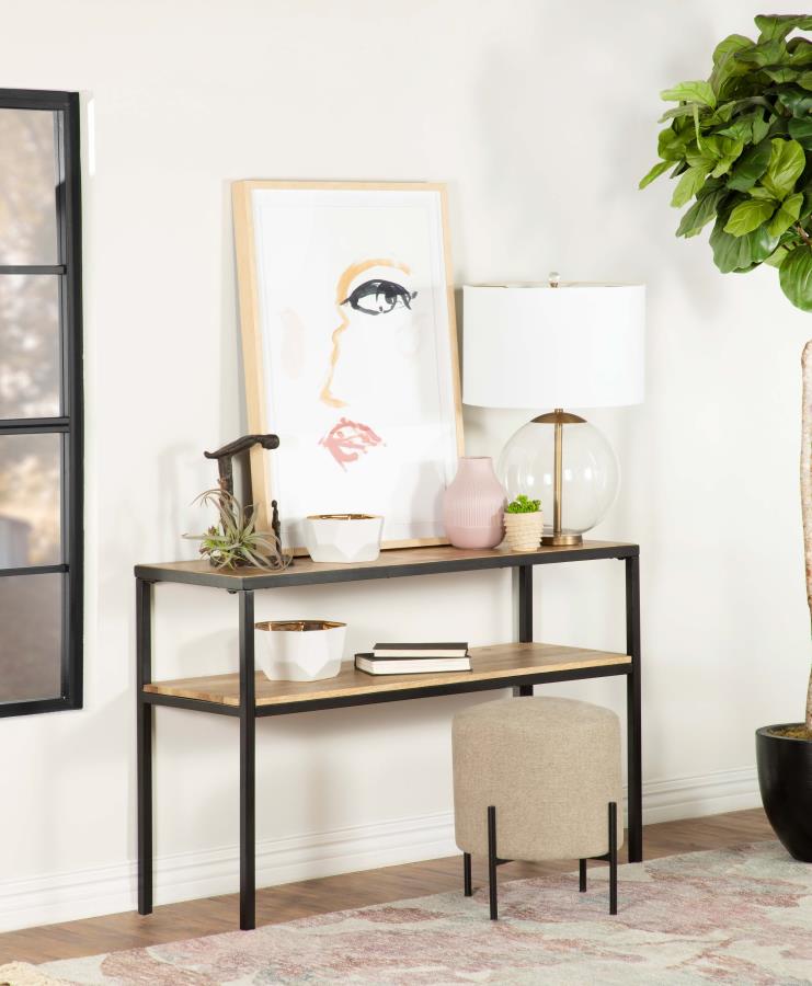 Quince Brown Console Table - furniture place usa
