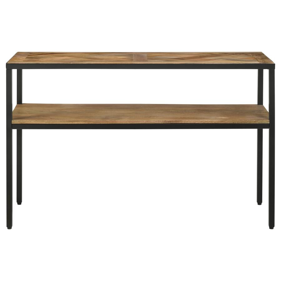 Quince Brown Console Table - furniture place usa
