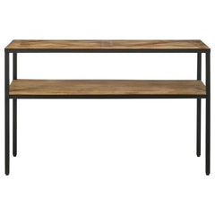 Quince Brown Console Table - furniture place usa