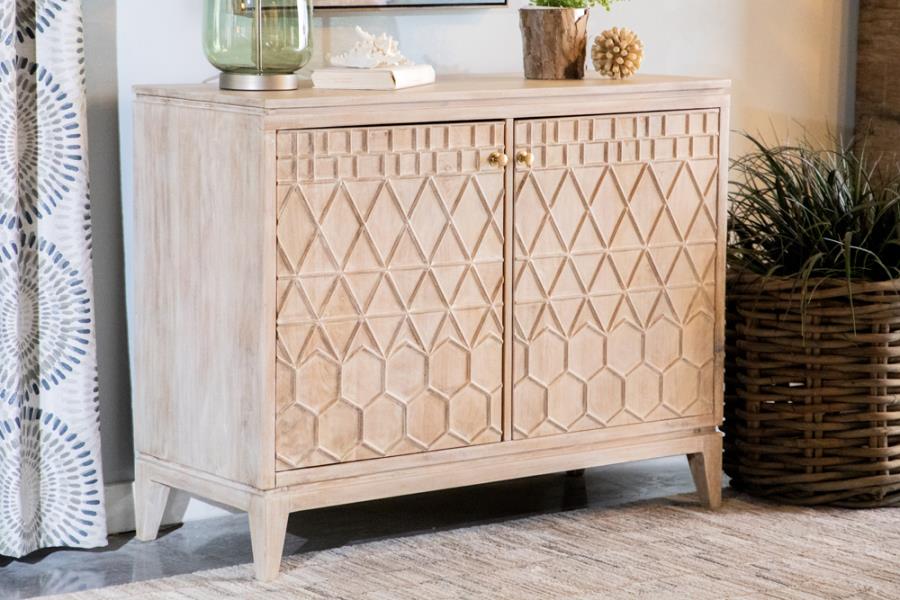 Eberto Brown Accent Cabinet - furniture place usa