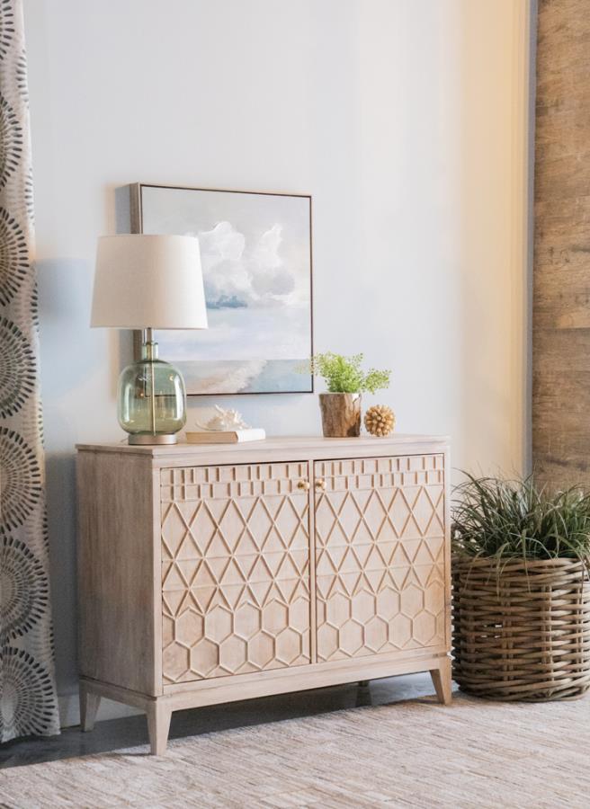 Eberto Brown Accent Cabinet - furniture place usa