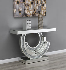 Imogen Silver Console Table - furniture place usa