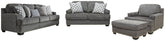 Locklin Sofa, Loveseat, Chair and Ottoman - furniture place usa