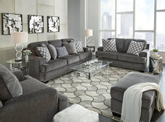 Locklin Sofa, Loveseat, Chair and Ottoman - furniture place usa