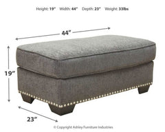 Locklin Sofa, Loveseat, Chair and Ottoman - furniture place usa