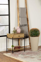 Declan Brown Side Table - furniture place usa