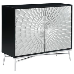 Josie Silver Accent Cabinet - furniture place usa
