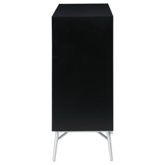 Josie Silver Accent Cabinet - furniture place usa