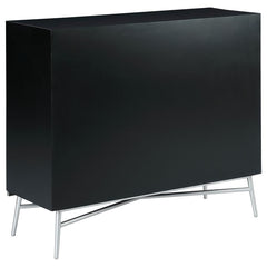 Josie Silver Accent Cabinet - furniture place usa