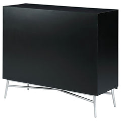 Josie Silver Accent Cabinet - furniture place usa