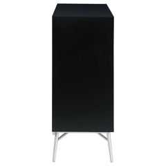 Josie Silver Accent Cabinet - furniture place usa