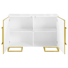 Elsa White Accent Cabinet - furniture place usa