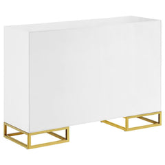 Elsa White Accent Cabinet - furniture place usa