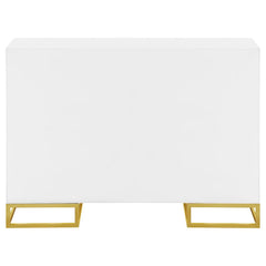 Elsa White Accent Cabinet - furniture place usa