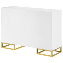 Elsa White Accent Cabinet - furniture place usa