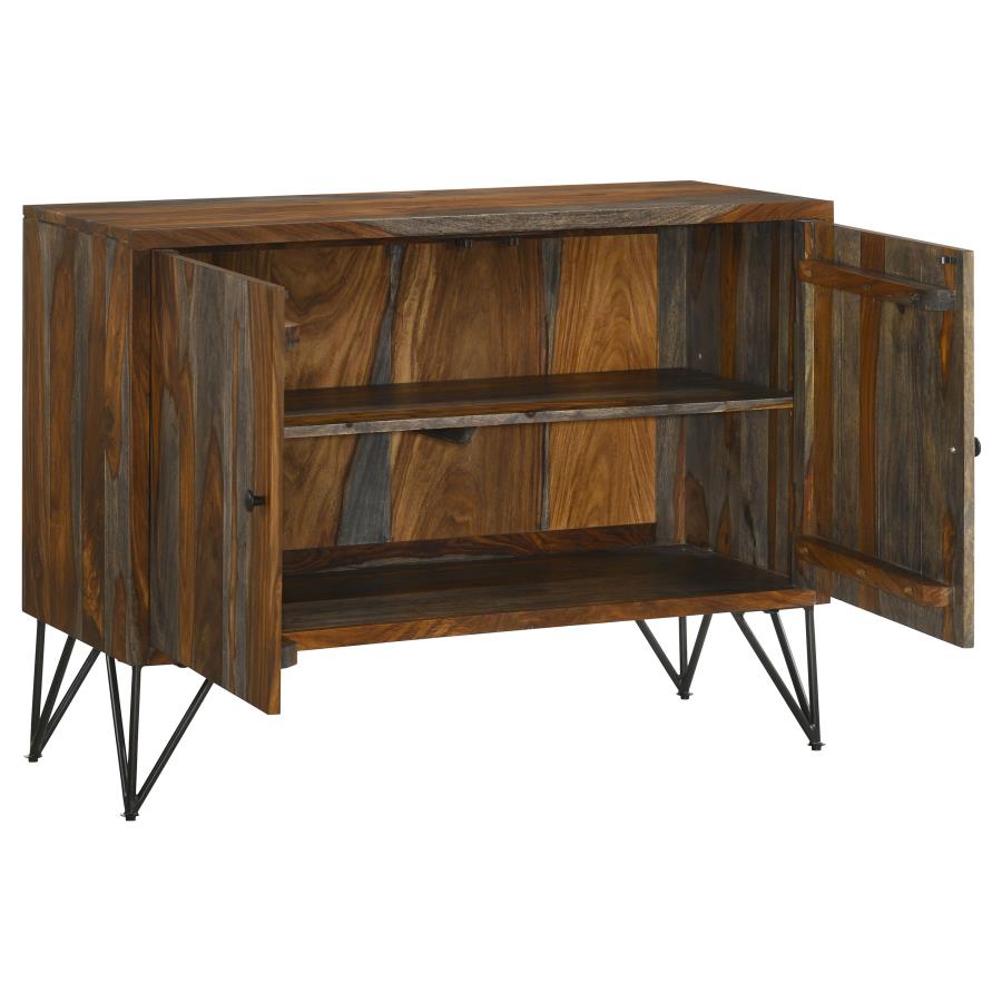 Macon Brown Accent Cabinet - furniture place usa