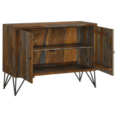 Macon Brown Accent Cabinet - furniture place usa