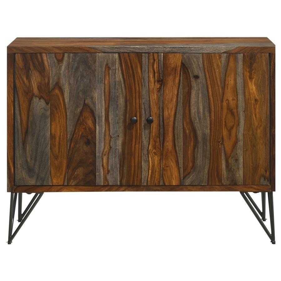 Macon Brown Accent Cabinet - furniture place usa