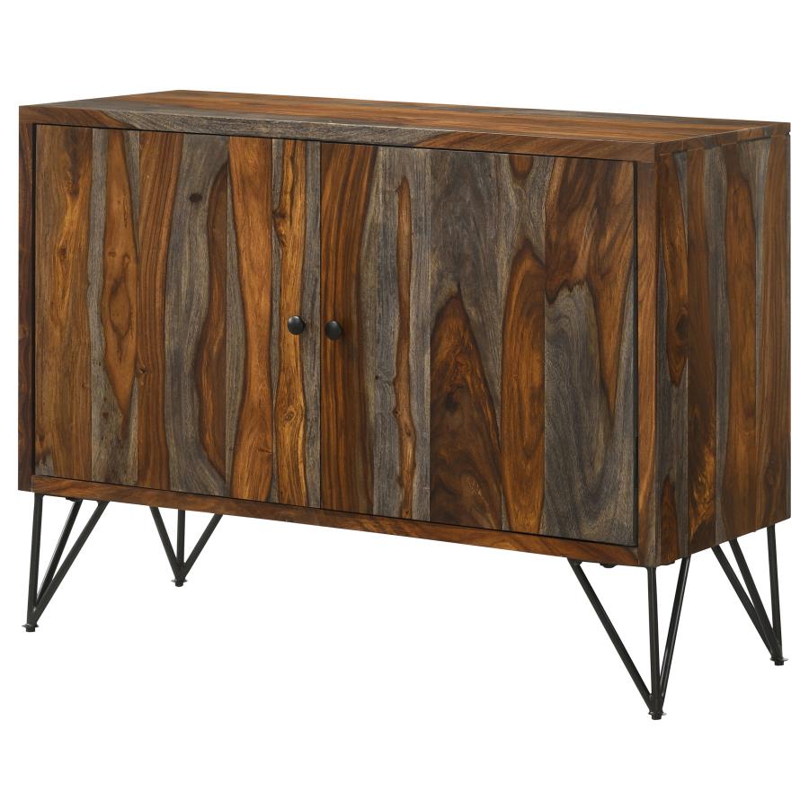 Macon Brown Accent Cabinet - furniture place usa