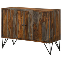 Macon Brown Accent Cabinet - furniture place usa