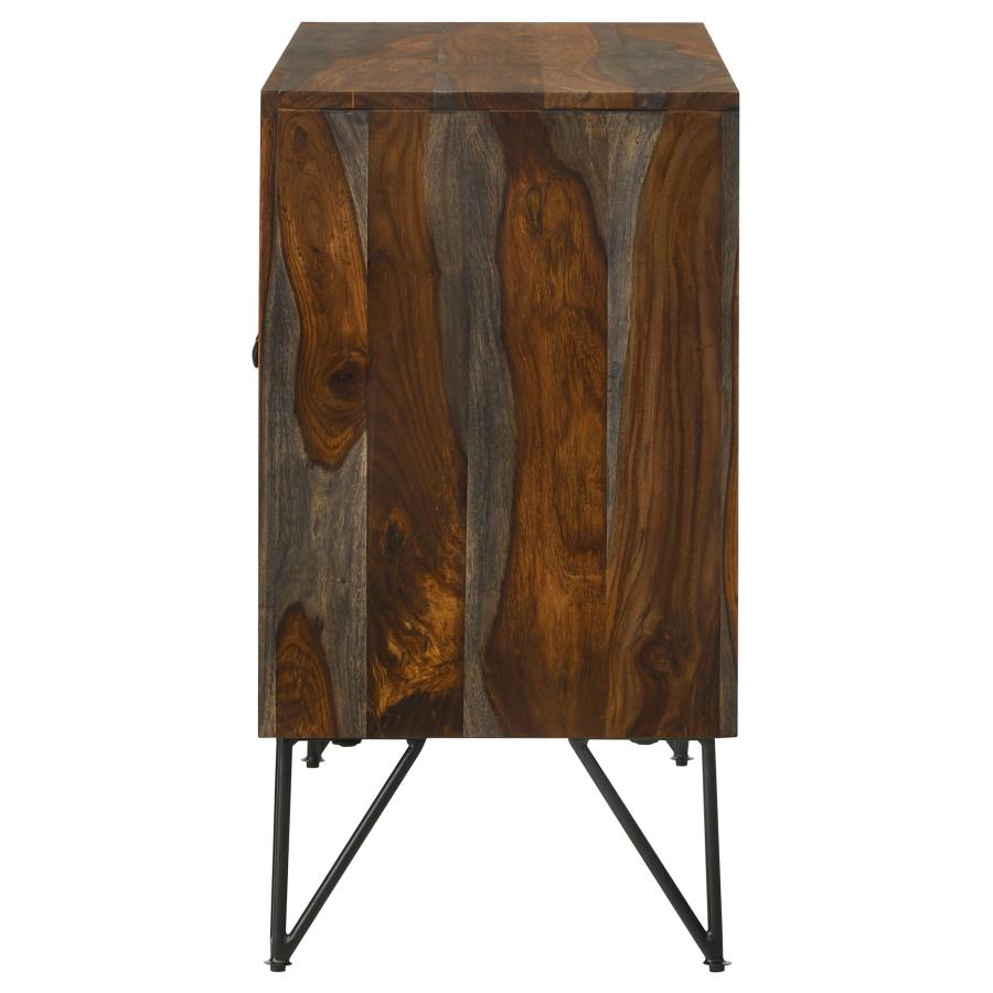 Macon Brown Accent Cabinet - furniture place usa