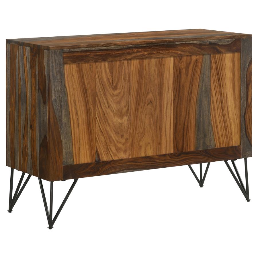 Macon Brown Accent Cabinet - furniture place usa