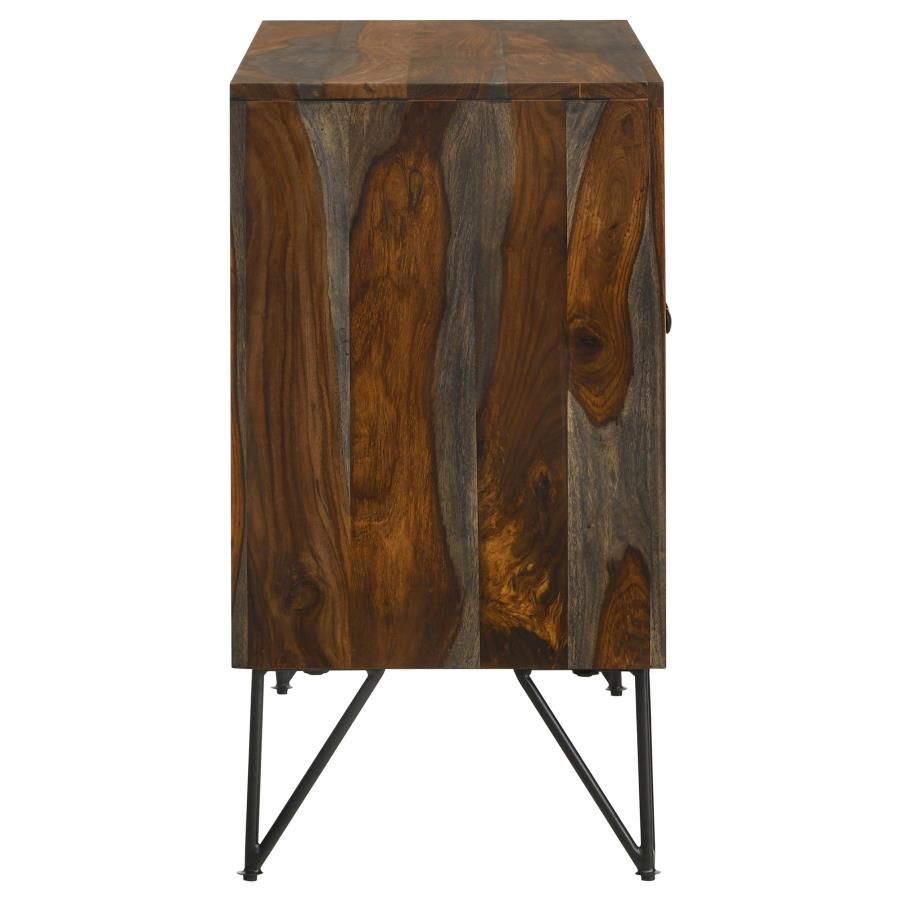 Macon Brown Accent Cabinet - furniture place usa