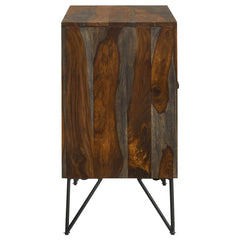 Macon Brown Accent Cabinet - furniture place usa