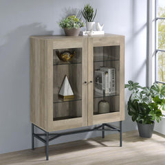 Bonilla Brown Accent Cabinet - furniture place usa