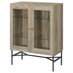 Bonilla Brown Accent Cabinet - furniture place usa